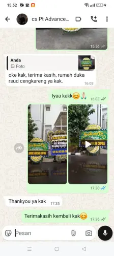 Testimonial Papan Bunga Pernikahan waringin kurung