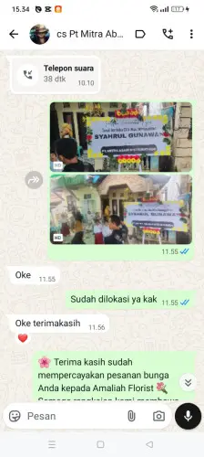 Testimonial Papan Bunga waringin kurung