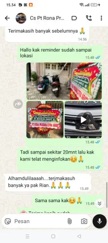 Testimonial Papan Bunga waringin kurung