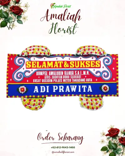 Karangan Bunga Ucapan Selamat waringin kurung