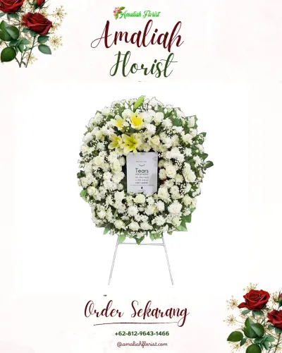 Krans Bunga Duka Cita waringin kurung